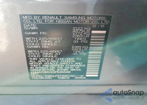 2016 Nissan Rogue S from USA, damaged, VIN KNMAT2MV2GP635588